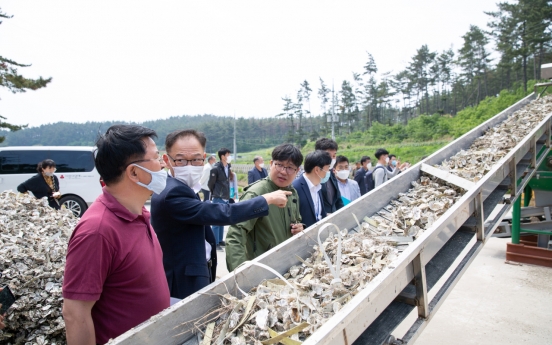 Korea Western Power recycles oyster shells to reduce fine dust
