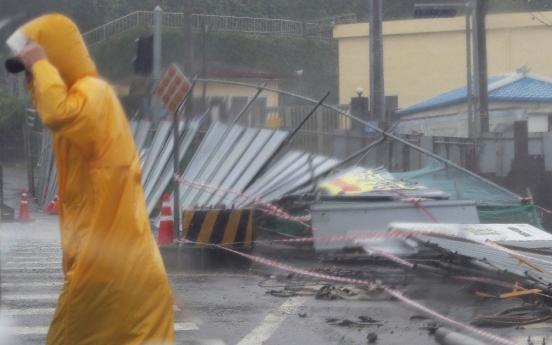 Flights and ferries canceled as Typhoon Bavi arrives