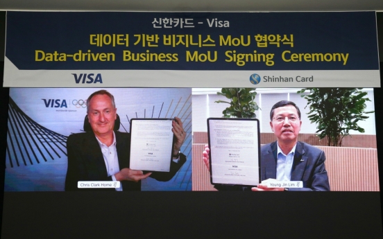 Shinhan Card joins forces with Visa to offer data consulting services