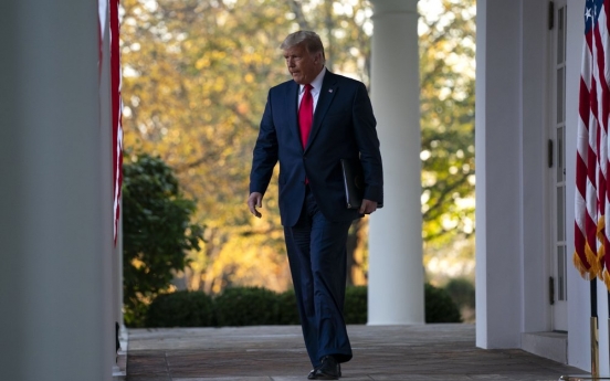Trump seems to acknowledge Biden win, but he won't concede