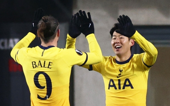 Son Heung-min scores, helps Tottenham reach Europa League knockouts