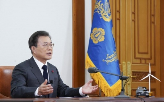 Moon announces S. Korea’s commitment to carbon neutrality by 2050