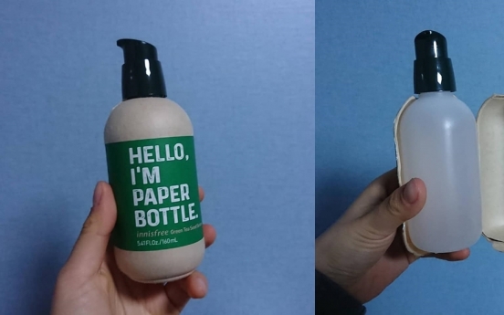 [Newsmaker] Innisfree forced to clarify ‘paper bottle’ packaging after customer discovers plastic bottle inside
