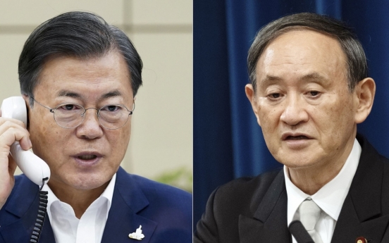 Moon’s reconciliatory message delivered to Suga