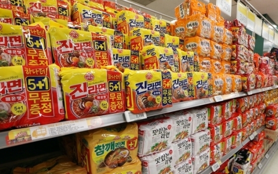 Ottogi to hike instant noodle prices by 12%