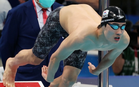 [Tokyo Olympics] Teen swimming sensation Hwang Sun-woo breaks Asian record in 100m freestyle