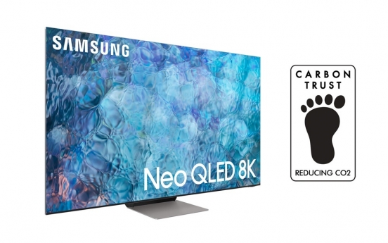 Samsung’s QLED TVs receives carbon foot print certification