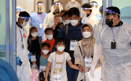 Remaining 13 Afghan evacuees arrive in South Korea