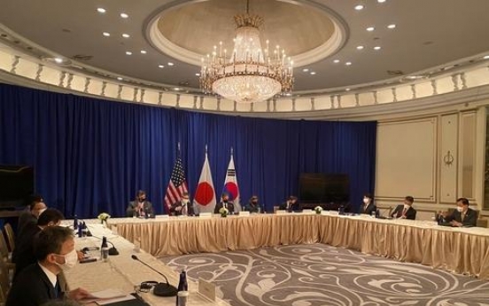 Top diplomats of S. Korea, US, Japan hold talks on N. Korea, other regional issues