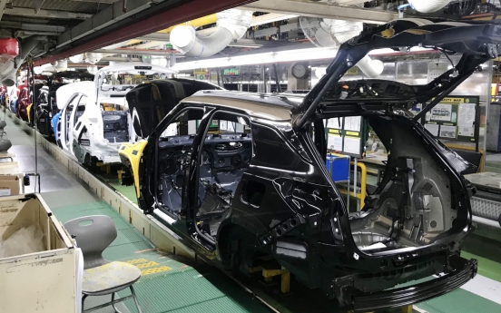S. Korea’s car production drops in Q3 on global chip shortage