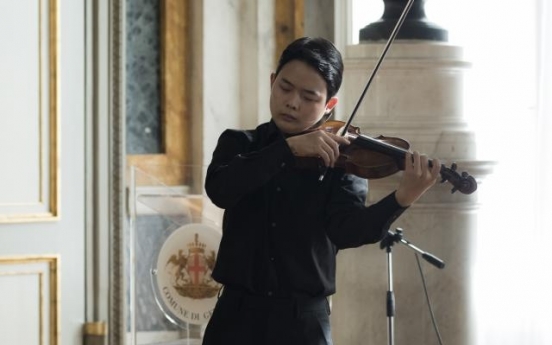 Violinist Chung Nu-rie wins 2nd prize at Paganini Competition