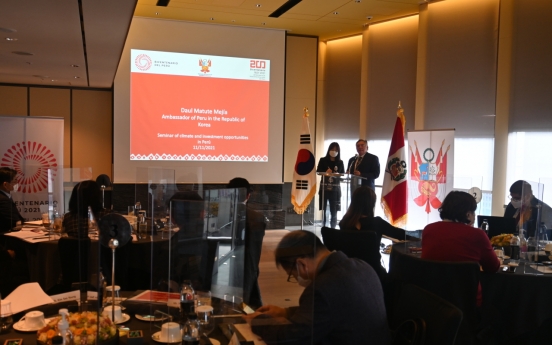 Peru hosts seminar on climate and investment opportunities