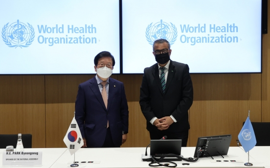Assembly speaker promotes Korea as site of WHO’s bio training center