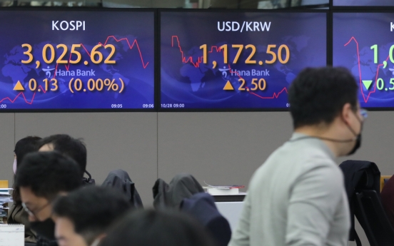 Seoul stocks snap 7-day winning streak on virus woes