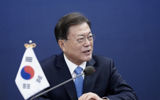 At Biden's summit, Moon bills S. Korea as 'exemplary testament' to democracy