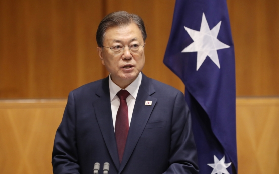 Moon says US, China, N. Korea agree in principle on end-of-war declaration