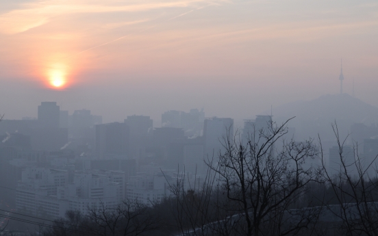 Fine dust blankets much of S. Korea again