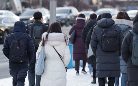 Cold weather grips S. Korea
