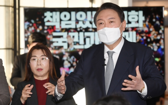 [Election 2022] Yoon pledges 1 million won monthly subsidy for childbirth