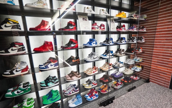 Premium sneaker exhibition ‘Neck Breakers’ held at Hoard Gallery