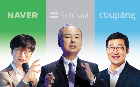 [Market Eye] SoftBank-backed Naver, Coupang sparkle in Japan