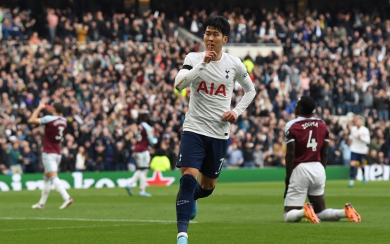 Son Heung-min grabs brace in Tottenham's win over West Ham