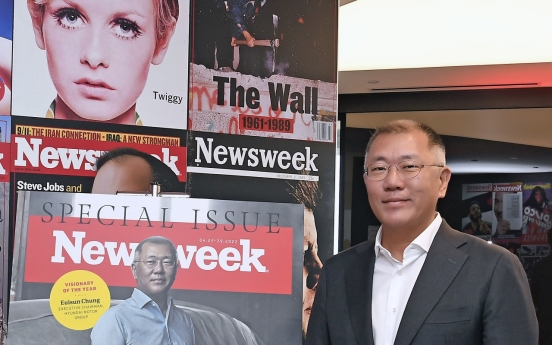 Newsweek chooses Hyundai Motor chief as ‘visionary of the year’