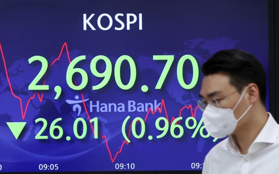 Seoul stocks open lower on concerns over Fed's aggressive tightening