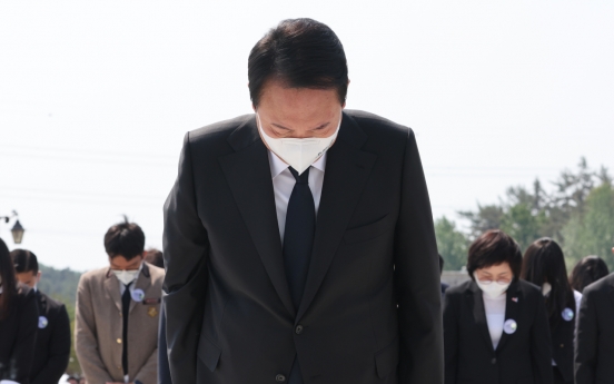 Yoon hails spirit of Gwangju Uprising in change of tone for conservatives