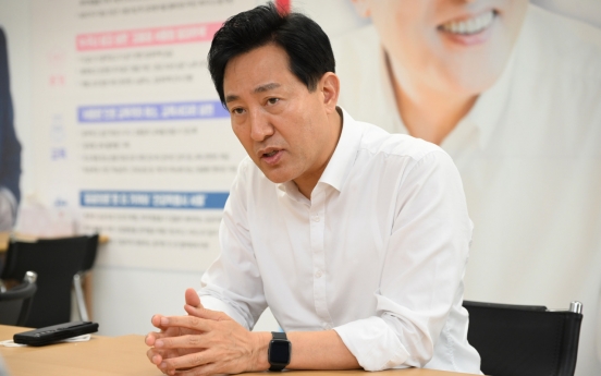 Oh envisions Seoul as ‘Asian financial capital’ in bid for 4th Seoul mayor term