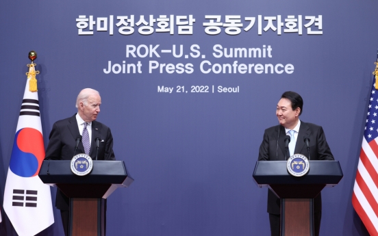 Yoon, Biden agree to strengthen comprehensive strategic alliance