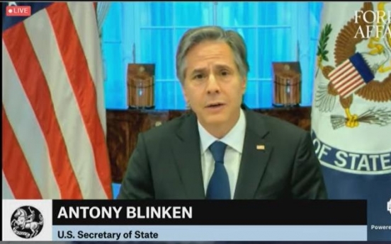 Blinken highlights need to work with China on global issues including N. Korea