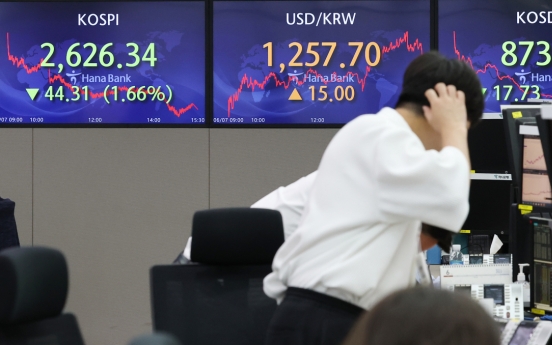 Seoul shares dip over 1.5% amid woes over Fed's hawkish move; Korean won down by most in over 1 yr