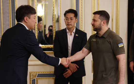 Ruling party chief meets Zelenskyy to discuss aid and reconstruction projects