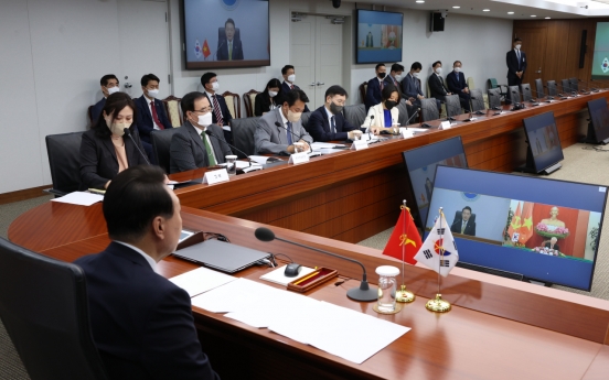 Korean, Vietnamese leaders agree to upgrade bilateral relations
