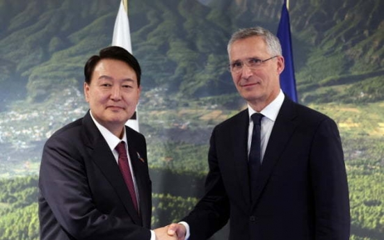 Yoon, NATO Secretary-General reaffirm to develop cooperative relationship