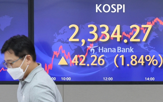 Seoul shares rebound nearly 2% on eased recession woes; Korean won gains ground