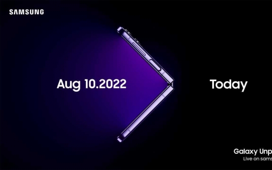 Samsung to debut new foldable phones on Aug. 10