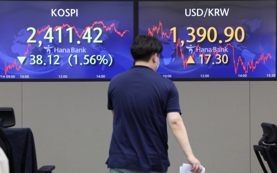 Seoul shares dip over 1.5% as US inflation data signals more aggressive rate hikes