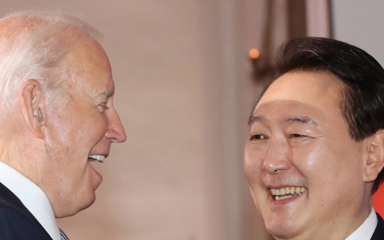 Yoon asks Biden to resolve S. Korea's concerns over Inflation Reduction Act