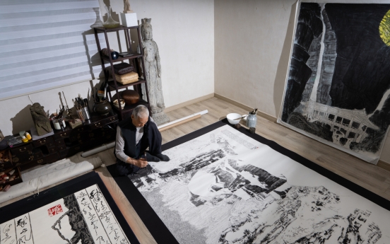 Park Dae-sung's ink-and-wash paintings on show in US