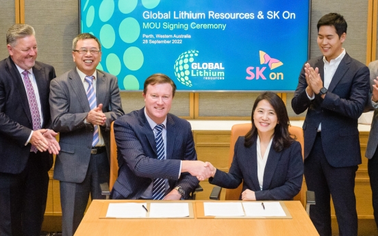 SK On, Global Lithium join forces for battery material supply