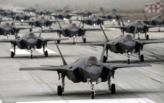 S. Korea, US begin 5-day combined air drills involving stealth jets