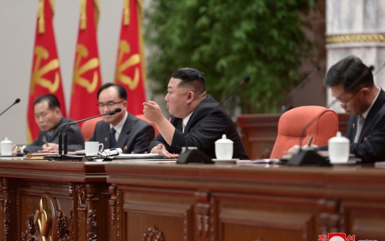 NK leader calls for enhancing party organs' role during third-day session of plenary meeting