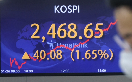 Seoul stocks up for fourth day on foreign buying