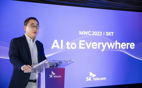 SKT CEO unveils renewed AI vision at MWC