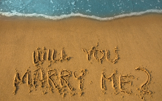 Koreans don’t sweat it when asking, ‘Will you marry me?’