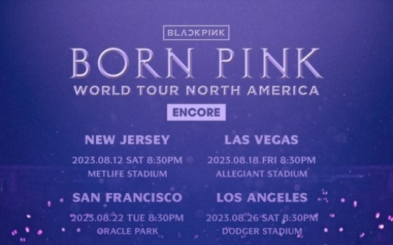 [Today’s K-pop] Blackpink to hold encore concert in US this summer
