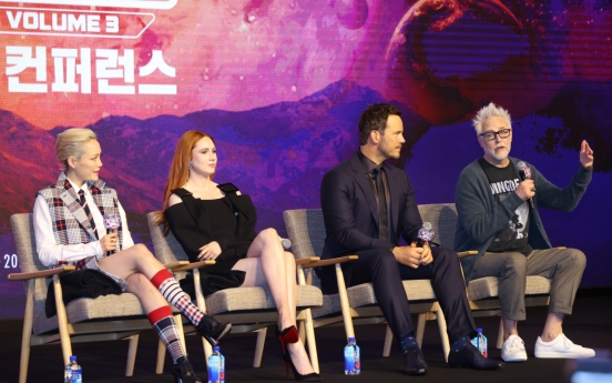 Director, cast of ‘Guardians of the Galaxy Vol. 3’ embark on world tour in Seoul