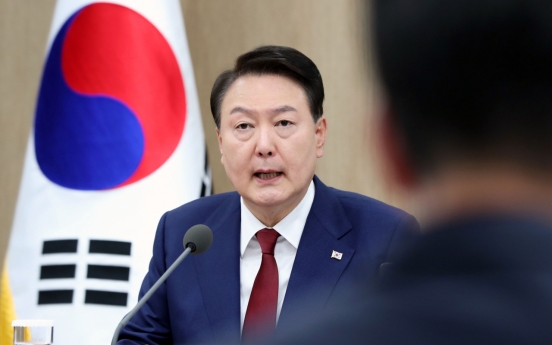 Yoon blames opposition party, Moon for reform failures